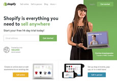 Shopify，一枚簡(jiǎn)潔清新的國(guó)外電子商務(wù)平臺(tái)網(wǎng)站